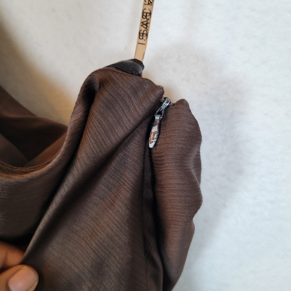Sachin & Babi Womens Keely One Shoulder Maxi Dress Gown Size 10 Brown Evening - Picture 5 of 14